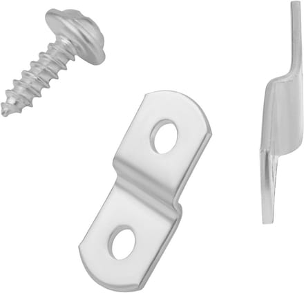 Canvas Offset Clips 3,18 mm - 20 Stuks voor Schilderij Montage met Schroeven