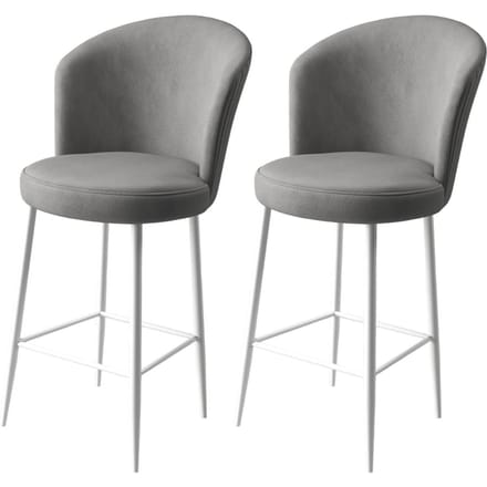 Set van 2 barkrukken Alte velvet | Atelier Del Sofa