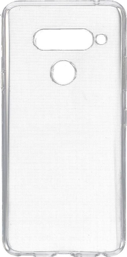 Shop4 - LG V40 ThinQ Hoesje - Zachte Back Case Transparant