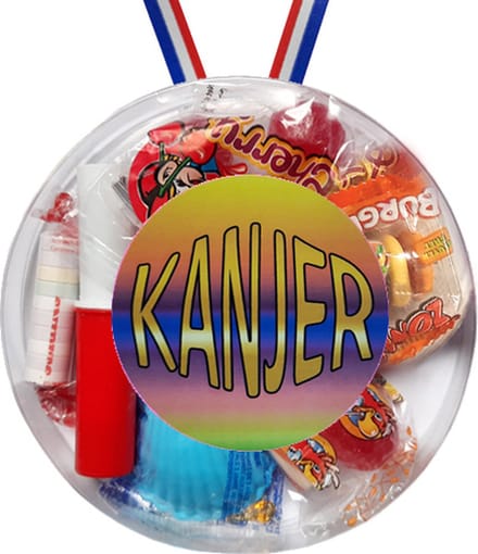 Snoep Medaille Kanjer - 5 stuks