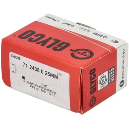 Drijfstanglager GLYCO 71-2438 0.25mm