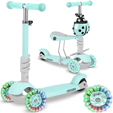 Driewieler Kinderen - Loopfiets - Buiten Spelen - Verstelbaar Zadel - Tot 30 kg - Mint