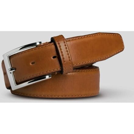 Meyer Riem Stretchleren Uni Color Licht Bruin / male