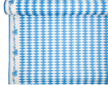 Tafelkleed, Airlaid 25 m x 1,18 m "Beiers blauw"