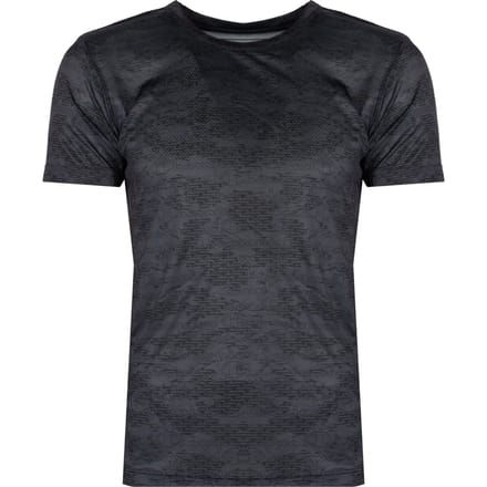 Champion T-Shirt Micro Mesh Mannen grijs