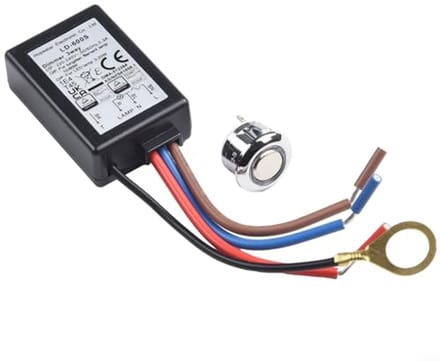 Inductieve 3-weg vinger-touch dimmer schakelaar AC 220-240V voor LED en gloeilampen
