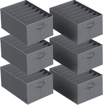 Kledingkast Organizer - 6-delige Set - Opbergbox voor Kast