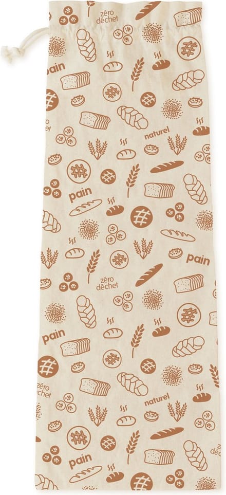 Vershoudzak voor Brood, Organic, 65 x 20 cm, Bruin - Pebbly
