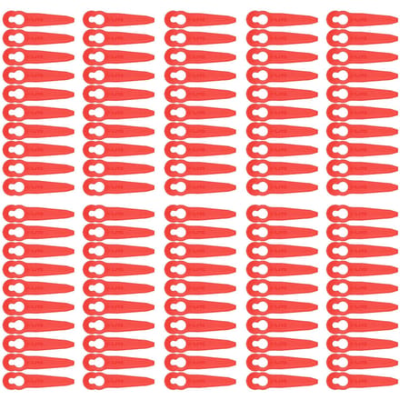 100 stuks Grastrimmer Plastic Mes Takken Snijden Vervanging Gazonmaaier Accessoires