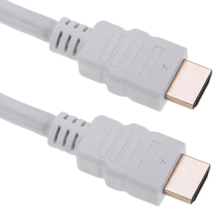 BeMatik - Kabel HDMI 2.1 macho Ultra HD 4K 8K van 1.8 m wit