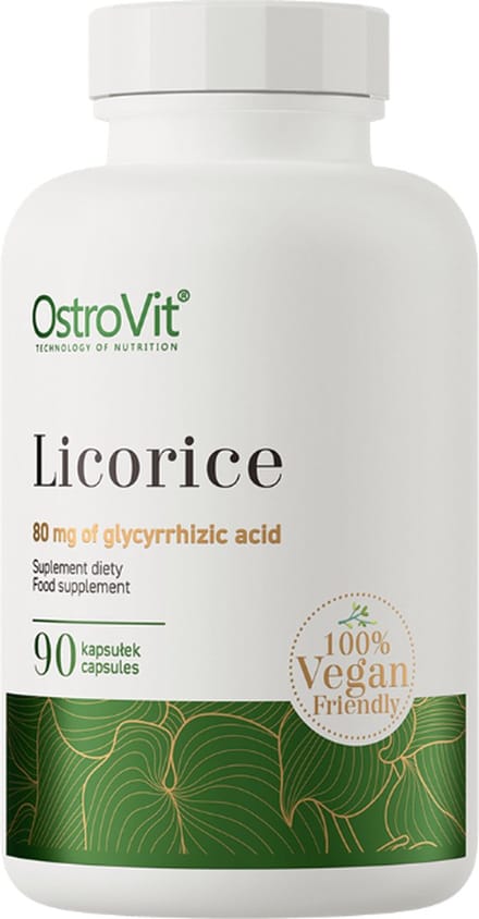 Supplementen - Licorice 400mg - Vegan - 90 Capsules - OstroVit