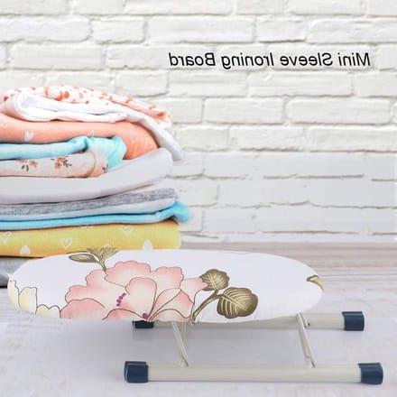 Draagbare strijkplank - Mini strijkplank - Kleding verzorgen - Ruimtebesparend ontwerp - Compact formaat - Grijs