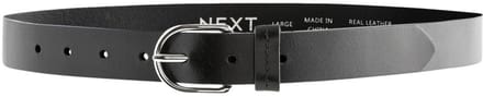 Next - Dames - Standaard leren riem - Zwart