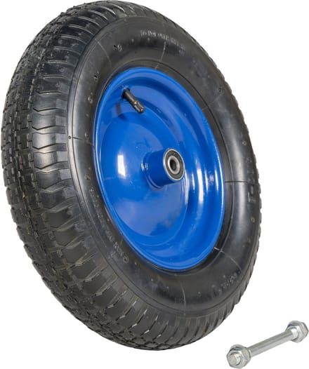 Kruiwagen wiel - AIR 4.00-8 - Met as - Stalen velg