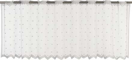Elbersdrucke Bistro Gordijn Celeste 45x160 cm wit transparant
