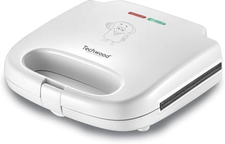 Sandwich Toaster - Tosti Apparaat - Snelle Lunch - Compact Design - 30x25x5 cm - Wit