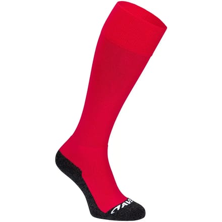 Avento Voetbalsokken - Comfort - Lang - Rood/Grijs - Maat 30/35