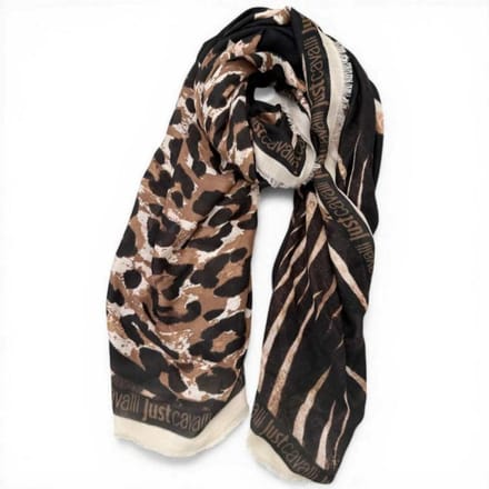 Just Cavalli Pashmina jc Afdrukken Seizoengebonden vrouw dier in Modal