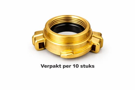 Geka koppeling 1" (=25mm) binnendraad - verpakt per 10 stuks - messing snelkoppeling