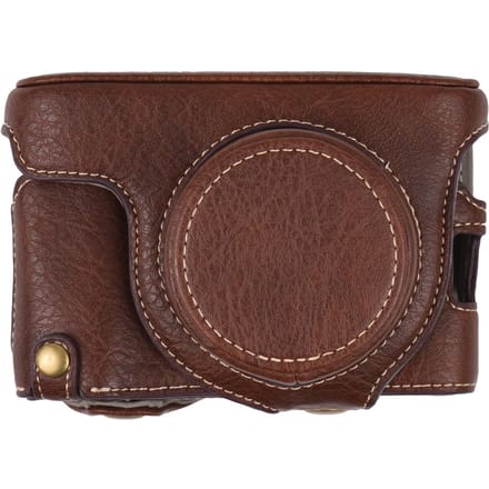 Draagbare Cameratas Synthetisch Leer Camera Draagtas met Schouderriem Vervanging voor  X100V  X100F Camera black