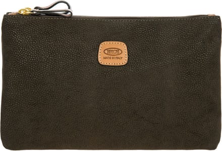 Brics Kleine Schoudertas / Crossbody Tas  Dames -  Leer - Life    -  Groen