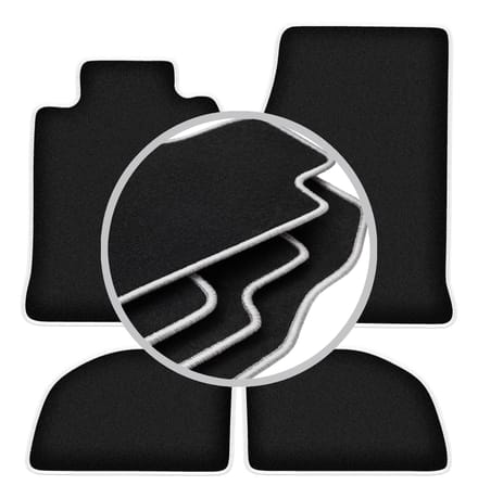 CARLUX-SILVER automatten voor: Porsche 968 coupé (1976-1988)