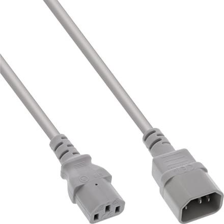 C13 - C14 stroomkabel voor UPS/PDU - 3x 0,75mm / grijs - 1,8 meter