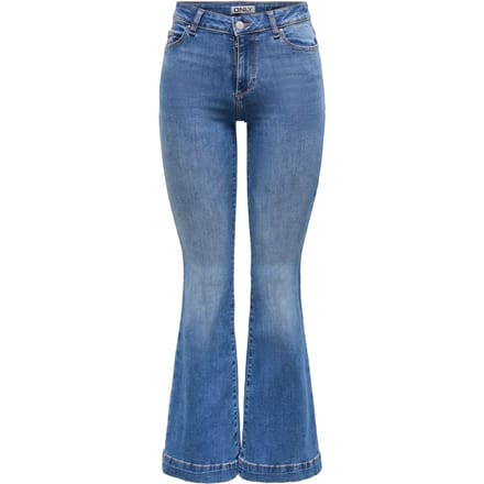 ONLY - ONLBLUSH MID RETROFLARED DNM DIA550 NOOS - Meisjes - Jeans