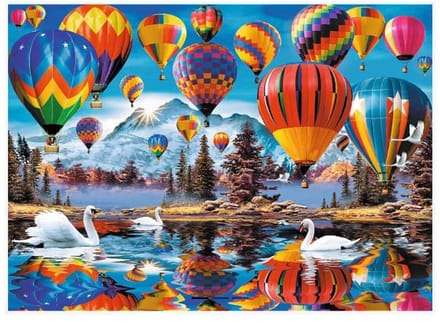 Jumbo Premium Quality Puzzel – Balloons – 1000 Stukjes
