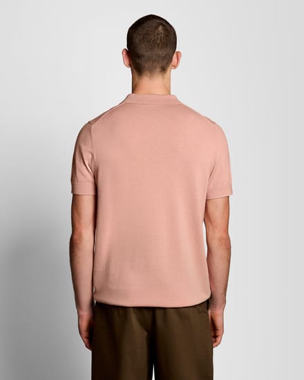 Lyle & Scott Cotton Short Sleeve Knitted Polo