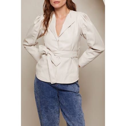 PINKO Arama Jacket Parchment Beige Größe: 38 | Overshirts Outlet | Damen | Braun