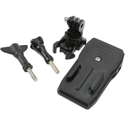 Actiecamera Rugzak Clip 360 Graden Roterende Rugzakband Bevestigingsklem met Snelsluiting black