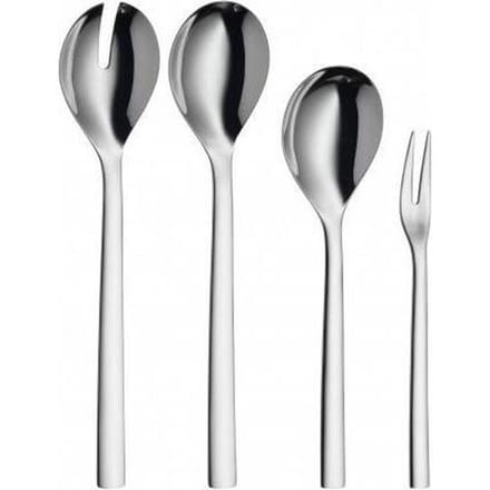 WMF Nuova serveer set - 4-delig, RVS, grijs