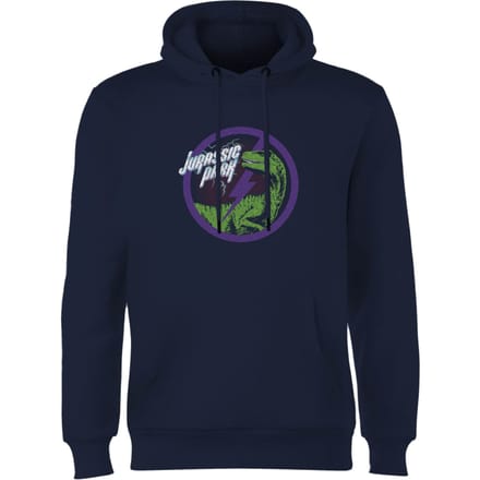 Jurassic Park Raptor Bolt Hoodie - Blauw - M