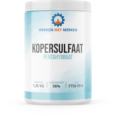 Kopersulfaat Pentahydraat - Kopersulfaatpoeder - 1,25 KG