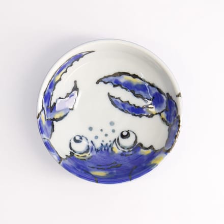 Tokyo Design Studio - Seafood - Sausschaaltje - Krab - Blauw - 9,5x3cm - 150ml