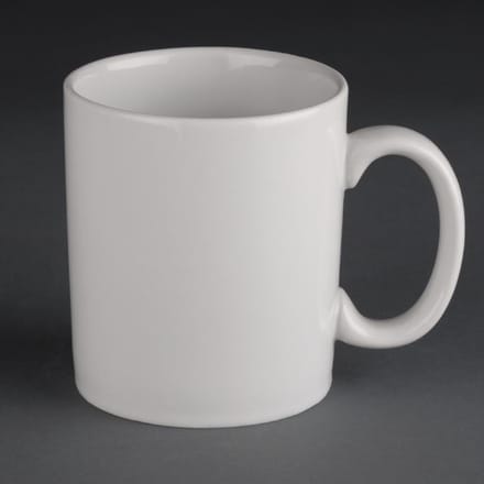 Athena Hotelware Mokken 280ml - Wit Porselein - (Set van 12 mokken)