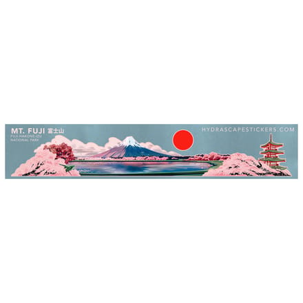 Hydrascape - Mt Fuji Miniscape - Outdoor Sticker