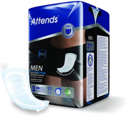 Attends Men soft shield 3 10 Stuks