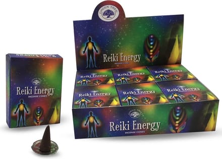 Green Tree Wierook Kegel Reiki Energy (12 pakjes)
