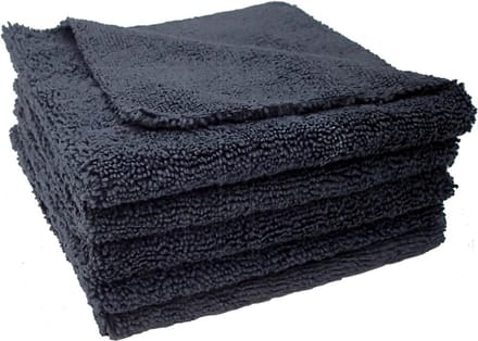 Microvezeldoek POLISH 40 x 40 cm zwart (5 stuks)
