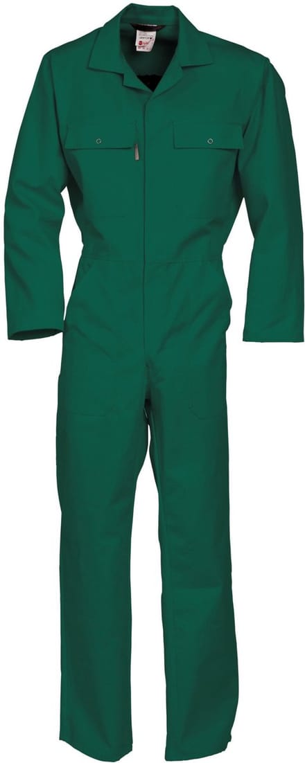 HAVEP Overall drukknoop 2090D - Flessengroen - 48