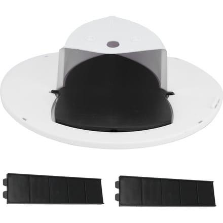 Piège à rat basculant Durable Réinitialisation automatique Tapette à souris pour intérieur extérieur Capture de souris Blanc blanc