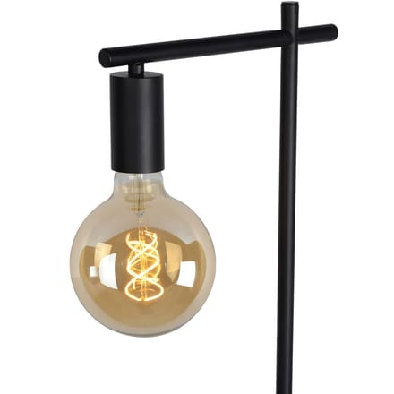 Lucide LEANNE - Vloerlamp - 1xE27 - Zwart