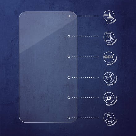 3 Stuks Savvies Screenprotector - geschikt voor Casio Edifice EFK-110D - beschermfolie glas transparant