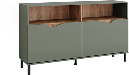 Vicco Marelle Sideboard – 140 x 81.3 cm met 2 deuren Groen/Kunstzinnig