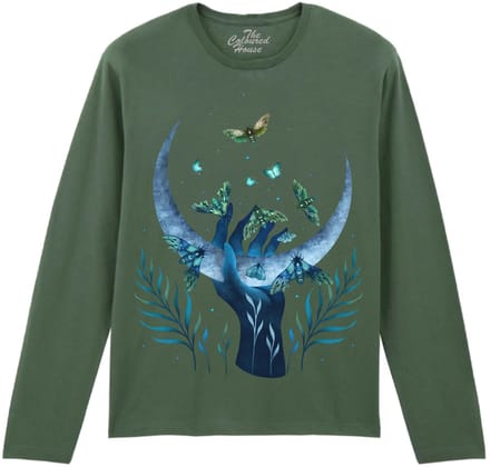 Moth Hand The Coloured House Longsleeve T-shirt M