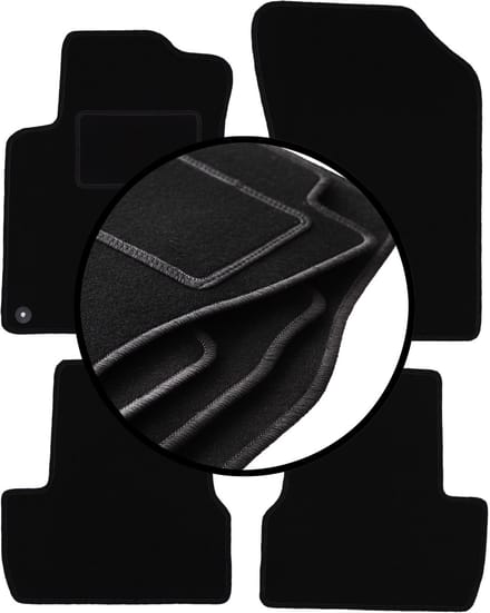 Complete set veloursmatten voor: Citroen C3 II hatchback (2009-2016)