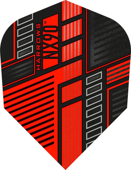 Harrows NX90 Red - Dart Flights