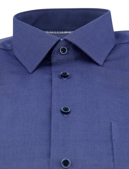 Eterna business overhemd donkerblauw